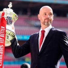 Erik ten Hag venceu a FA Cup como desejava